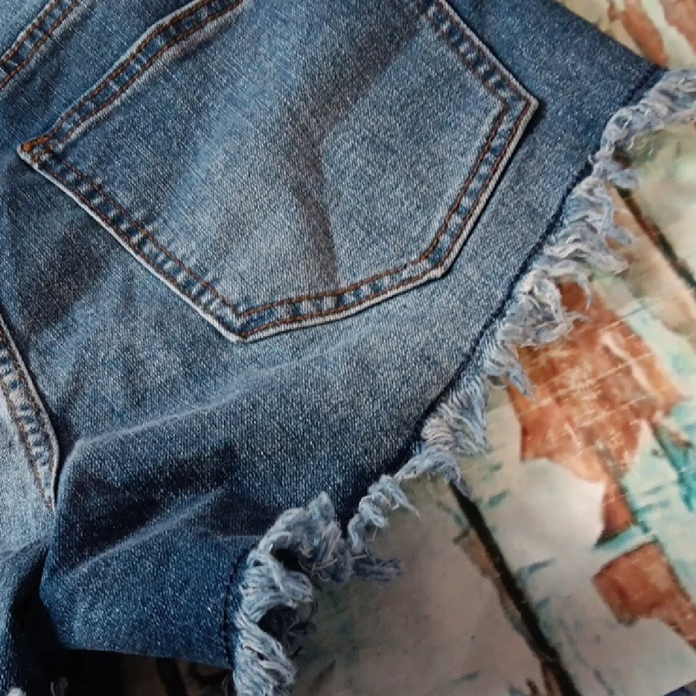 🔷️3-$15🔷️NOBO | Distressed Ripped Denim Shorts Size 5